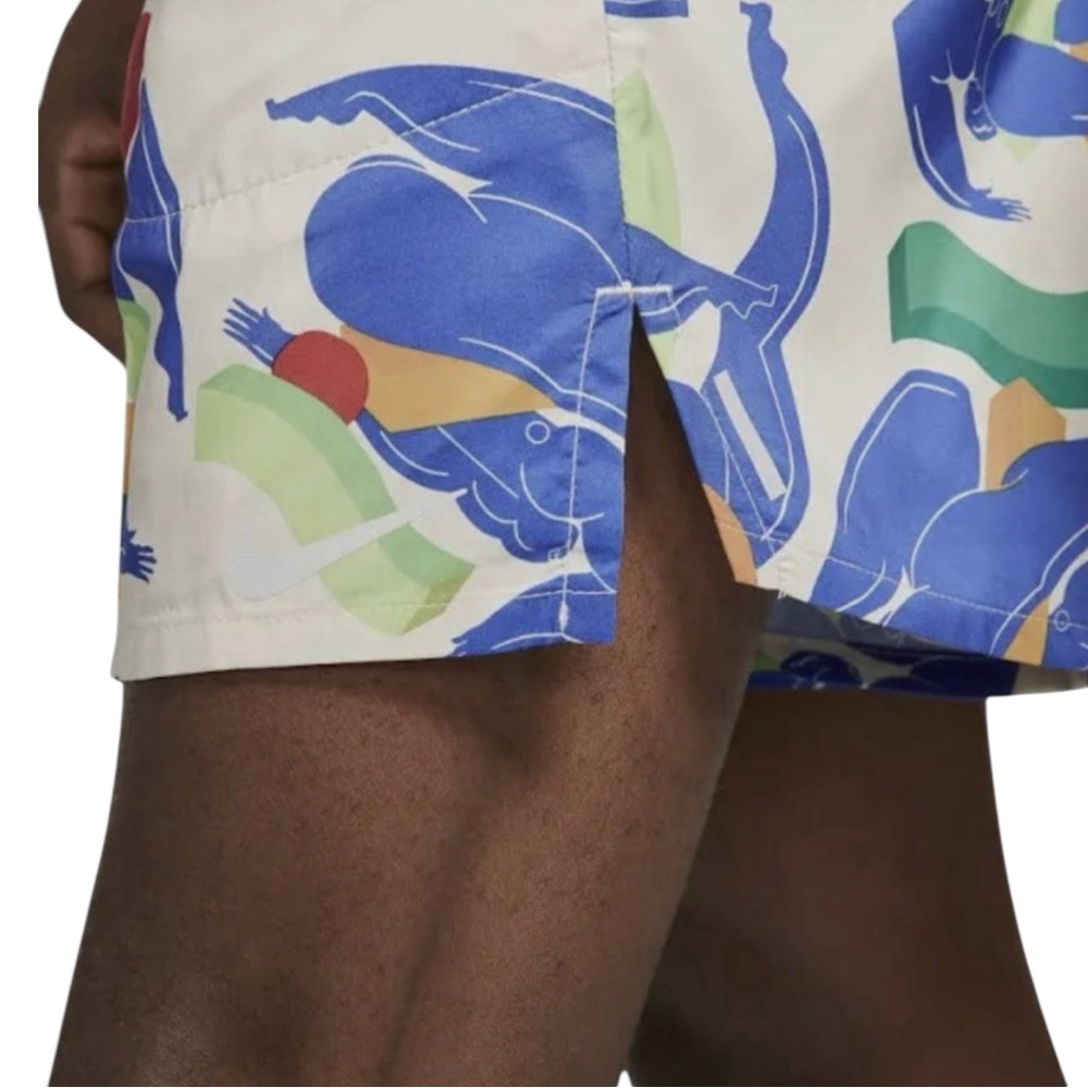 NIKE Flex Stride A.I.R. Kelly Anna Print Swim Trunks Size Medium -- GORGEOUS!!! - Picture 4 of 5